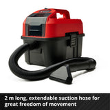EAN 4006825640274 - Einhell TE-VC 18/10 Li-Solo 10 L Negro, Rojo imagen 7
