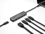 Hub Delock 64171 De Interfaz Usb 3.2 Gen 1 (3.1 Gen 1) Type-C 5000 Mbit/S Gris, Estación De Acoplamiento Usb 3.2 Gen 1 (3.1 Gen 1) Type-C, Hdmi, Usb 3.2 Gen 1 (3.1 Gen 1) Type-A, Usb 3.2 Gen 1 (3.1 Gen 1) Type-C, 5000 Mbit/S, 30 Hz, 3840 X