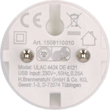 Brennenstuhl Usb-C Steckdosenadaptador, Usb-C Ladehembra 2,4 A, Max. 12,0 W, Blanco