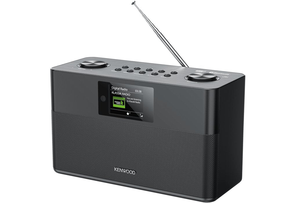 Kenwood Cr-M80dab Dab+ Radio, Grosses Tft Farbdisplay, Bluetooth Negro