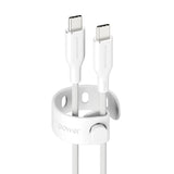 EAN 5715685027680 - PanzerGlass empower by ® Racing 240W USB-C to USB-C Cable | USB 2.0 | 2M | Silver White cable USB Blanco imagen 1