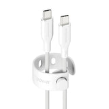 EAN 5715685027666 - PanzerGlass empower™ by ® Racing 240W USB-C to USB-C Cable | USB 2.0 | 1.2M | Silver White cable USB Blan imagen 1