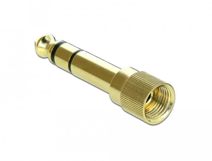 Delock Adaptador Conector 6,35 Mm A Conector 3,5 Mm 3 Pines