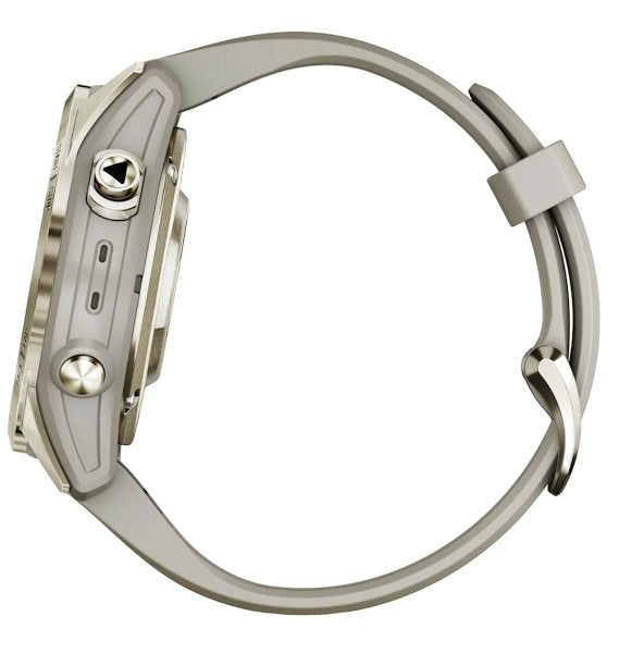 Garmin Fenix 7spro Sapphire Solar -42mm - Light Sand Soft Go