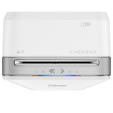 Destructora Fellowes Lx201 Blanca Corte En Partículas 2*12mm Papelera Capacidad 22l Seguridad P-5 Destruye Grapas/T.Credito/Clips