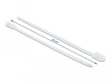 Delock Cablebinder Mit Befestigungsöse L 300 X B 7,6 Mm Weiss 10 Stück