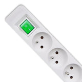 EAN 5901878502908 - Qoltec 50290 base múltiple 1,8 m 5 salidas AC Interior Blanco imagen 8