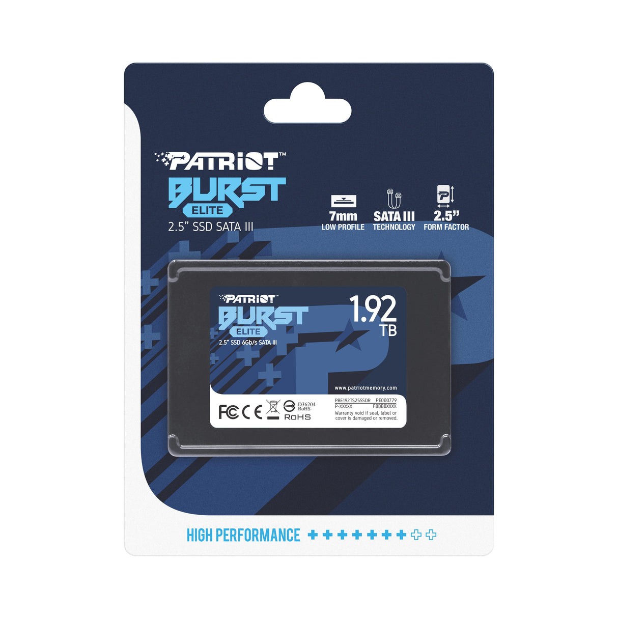 EAN 0814914027776 - Patriot Memory Burst Elite 1,92 TB 2.5" Serial ATA III imagen 6