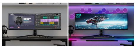 EAN 4719512152300 - Cooler Master Gaming GP57ZS pantalla para PC 144,8 cm (57") 7680 x 2160 Pixeles Dual UHD LCD Negro imagen 5