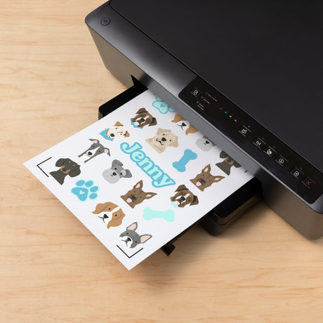 EAN 0093573403552 - Cricut Printable Waterproof Sticker Set Lámina de vinilo de transferencia térmica Vinilo de termotransfer imagen 3