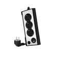 EAN 8433281011342 - Nanocable 10.37.0013-BK base múltiple 1,5 m 3 salidas AC Interior Aluminio, Negro imagen 1