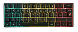 Verbatim Teclado Gaming Kp-X1 60% Cable Usb Retroiluminado Led Rgb Qwerty Español Abs Negro