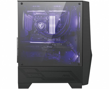 EAN 4719072676414 - MSI MAG Forge 100M Midi Tower Negro, Transparente imagen 2