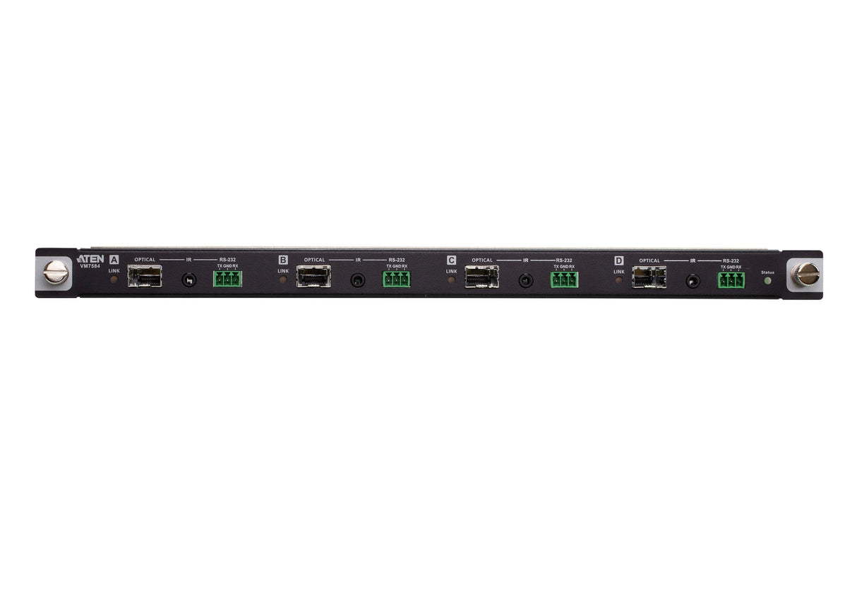Aten Vm7584k2 Tarjeta De Entrada Óptica De 4 Puertos 10g 4k A 10 Km