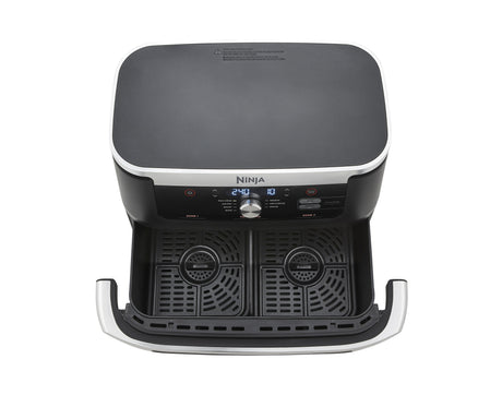 EAN 0622356270373 - Ninja AF500EU freidora Doble 10,4 L Independiente 2470 W Freidora de aire caliente Negro, Acero inoxidabl imagen 4