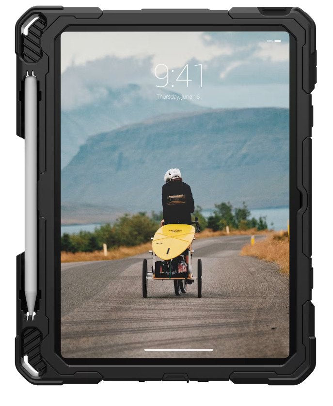 Urban Armor Gear Uag Plasma Series - Trasera Cubierta Para Tablet - Resistente - Con Integriertem Protector De Pantalla - Negro, Ice - Para Apple 10.9-Inch Ipad (10. Generation)