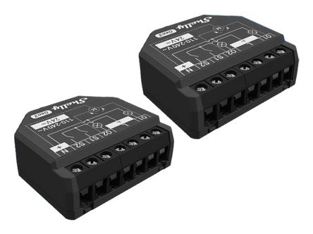 Shelly 2pm Gen3, Relay Black, 2 Canales, 2 Paquetes Shelly_2pm_gen3_2er