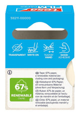 Tesa Paper Pack De 1 Cinta Adhesiva De Papel 19mm X 10 Metros - Casi Invisible En Superficies De Color Claro - Se Puede