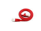 Flat U/Ftp Cat6a Red 3.5m Awg 32/7, Pvc, 1 85x6mm Stp-Fl6a-00350-Rd