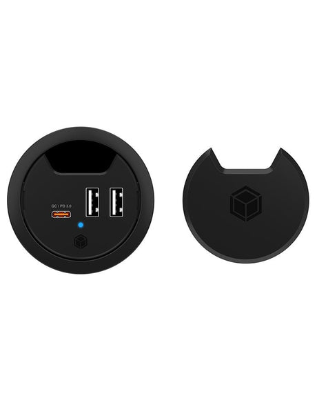 EAN 4250078173670 - ICY BOX IB-HUB1407 Universal Negro Corriente alterna Carga rápida Interior imagen 4