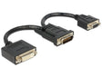 EAN 4043619655557 - DeLOCK 65555 adaptador de cable de vídeo 0,2 m DMS DVI-I Negro imagen 1
