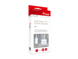Cable Adaptador Usb-C A Audio 2 Jack 3.5mm Hembra Para Auricular Y Microfono