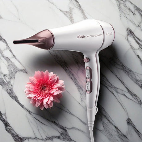 EAN 8422160060786 - Ufesa 60306078 secador 2200 W Rosa, Blanco imagen 2