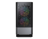 Caja Pc Cougar Mg140 Air Rgb Black Cristal Templado