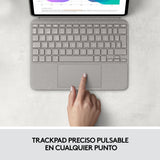 Logitech Combo Touch Funda Con Teclado (Esp) Para Ipad Pro 11 Pulgadas (1a, 2a, 3a Gen - 2018, 2020, 2021), Teclado Retroiluminado Extraíble, Trackpad