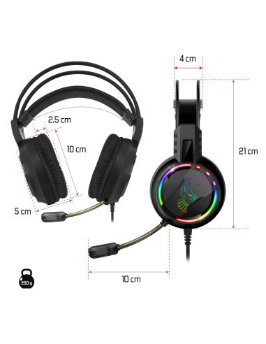 Auriculares Con Microfono Spirit Of Gamer Mic-Ph7 Rgb