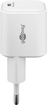 Cargador Rápido Goobay 20w Usb-C Pd Gan (Blanco) 76691