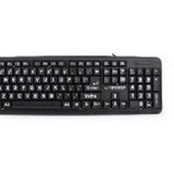 Teclado Ingles Esperanza Ek129 Florida Usb 104 Teclas Grandes Letras
