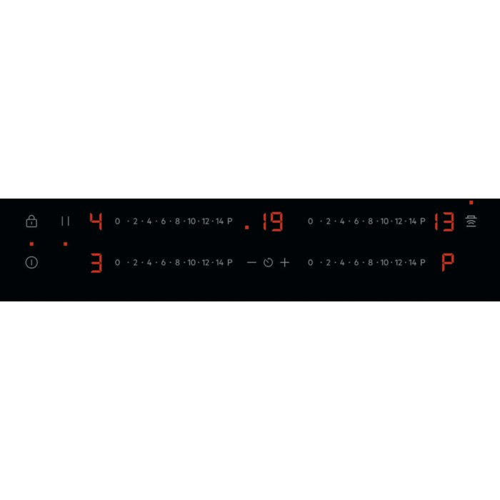 Placa De Inducción Aeg To64ic00fb Negro, Acero Inoxidable Integrado 57.6 Cm Con  4 Zona(S)