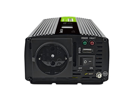 EAN 5904326374553 - Green Cell Przetwornica napicia PowerInverter LCD 12 V 500W/1000W Przetwornica samochodowa z wywietlaczem imagen 3