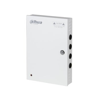 Dahua Pfm342-9ch Fuente Alimentación Caja Con Llave 12vdc 10a 9ch