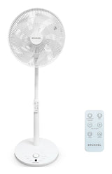 Ventilador De Pie Grunkel Fs-14t 25w 7 Aspas 35cm 12 Velocidades