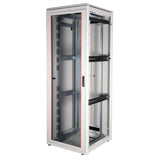 Roline 19-Zoll Netzwerkschrank Pro 47 He, 800x800 Bxt Glastr Grau