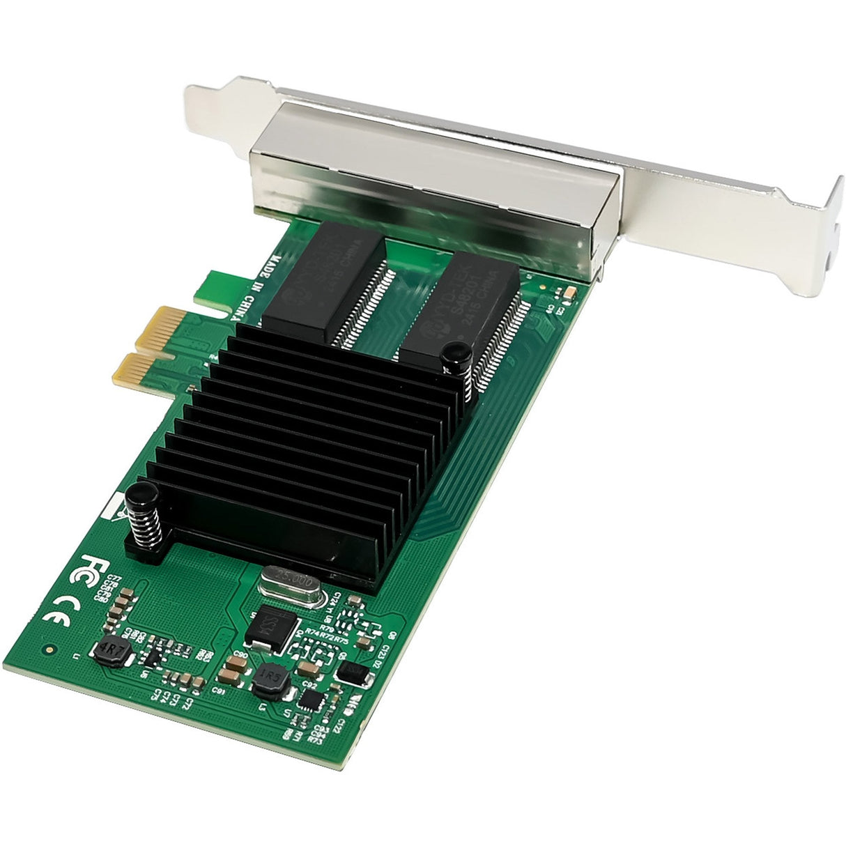 Inline Quad Gigabit Tarjeta De Red - 4x Rj45 1 Gb/S - Pcie X1