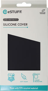 Infinite Riga Iphone 15 - Silicone Case Black 100% - Recycled Silicone - Warranty: 24m