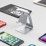 Aisens Soporte Tablet Smartphone Sobremesa M Ajustable (1 Pivote)Aisens Plata Ms1pm-081