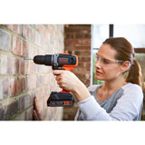 Kit De Batería Black Decker Bcd003mem2k-Qw B&D De 18 V Y 2,0 Y 4,0 Ah, 1 A, Con Cargador