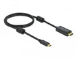 EAN 4043619859696 - DeLOCK 85969 adaptador de cable de vídeo USB Tipo C Negro imagen 1