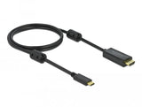 EAN 4043619859696 - DeLOCK 85969 adaptador de cable de vídeo USB Tipo C Negro imagen 1