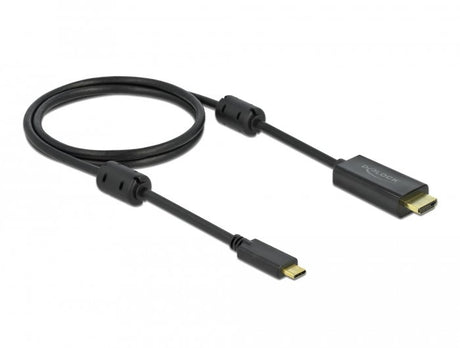 EAN 4043619859696 - DeLOCK 85969 adaptador de cable de vídeo USB Tipo C Negro imagen 1