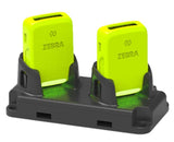 Rs2100 2-Slot Scanner Charger/Requires Ac Power Supply Pwr Wua5v12w0 And Usb-C To Usb-A Cable/Sold Separately.