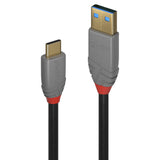 Lindy 36912 Cable Usb 1,5 M Usb 3.2 Gen 2 (3.1 Gen 2) Usb C Usb A Negro, Gris