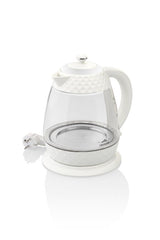 Eta Crystal Tetera Eléctrica 1,7 L 2200 W Transparente, Blanco