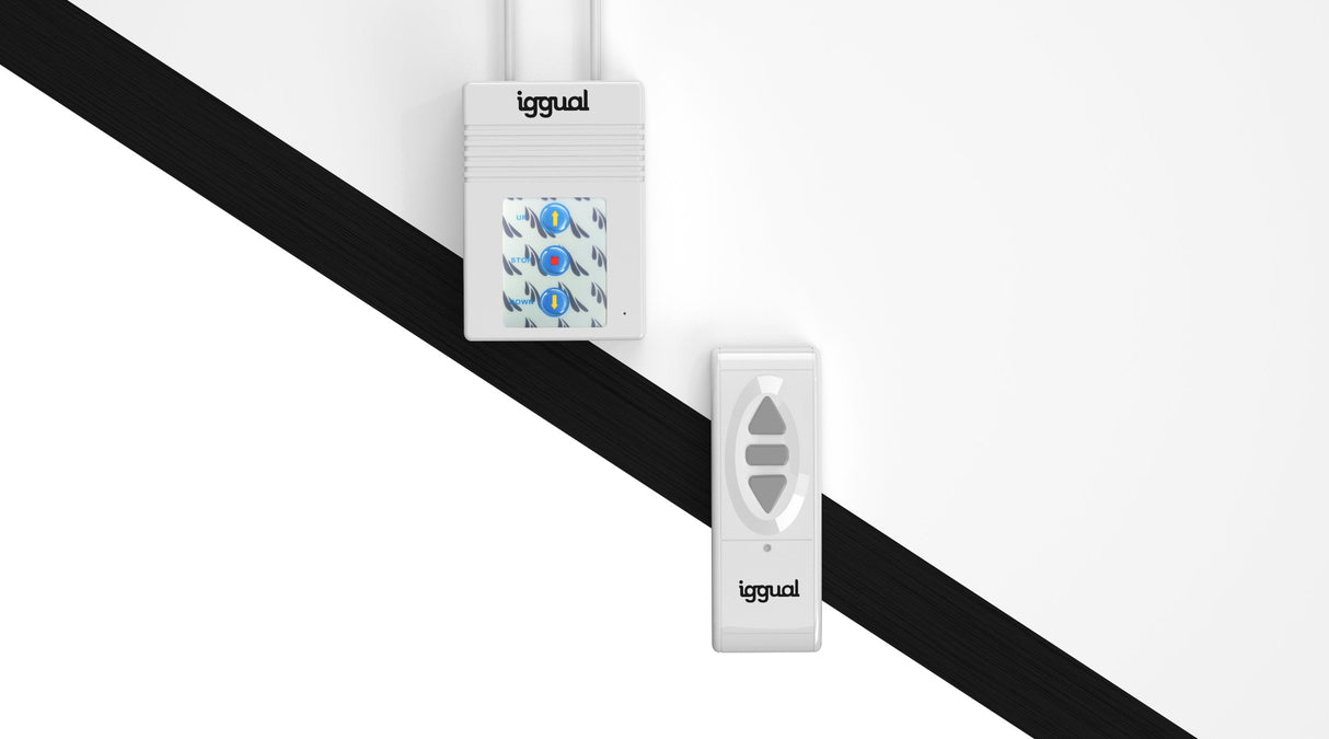 Iggual Pantalla Para Proyector Motorizado 234x131 Cm Cont Remoto 2,69m (106\1) 2,34m 131cm 16:9 Blanco