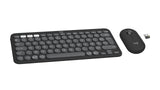 Pebble 2 Combo Tonal Graphite - Fra 2.4ghz/Bt-419 Universal