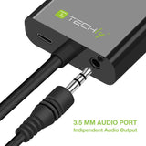 Techly Hdmi -> Vga+3.5mm+Micro Usb B M/F Negro